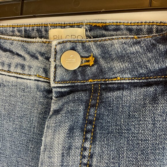 Pilcro Patchwork Jeans EU 60W US 26W Wide Leg - Picture 7 of 13